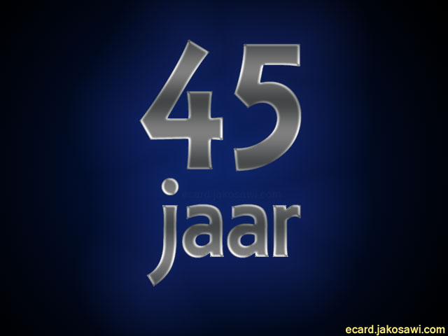 45 jaar blgr