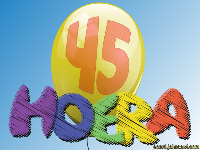 45 jaar hoera 1401