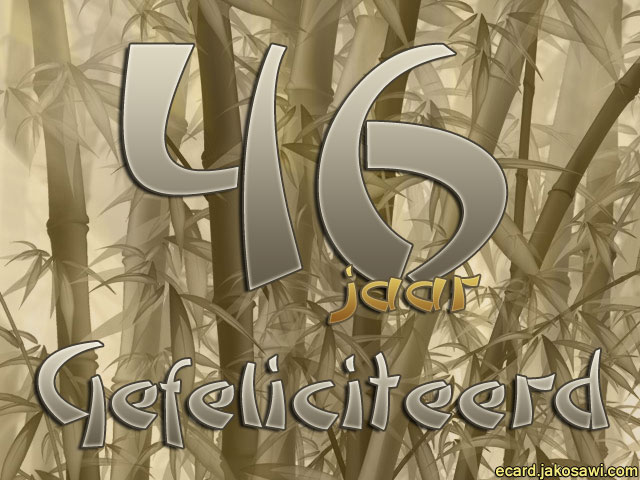 46 jaar bamboo