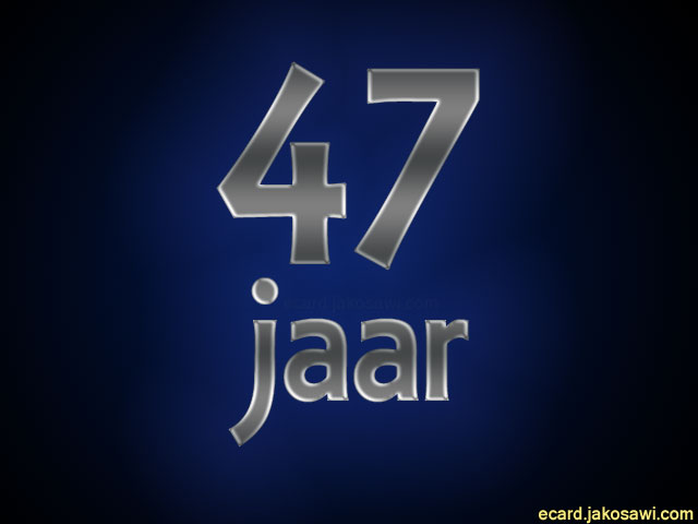 47 jaar blgr