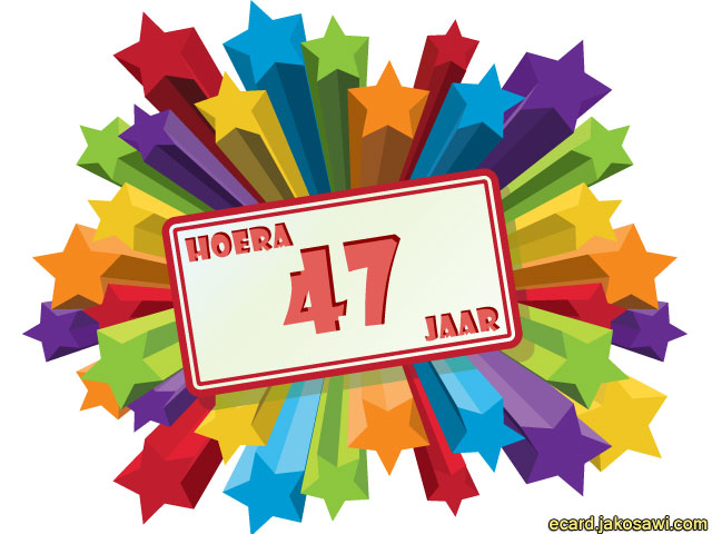 47 jaar sterren