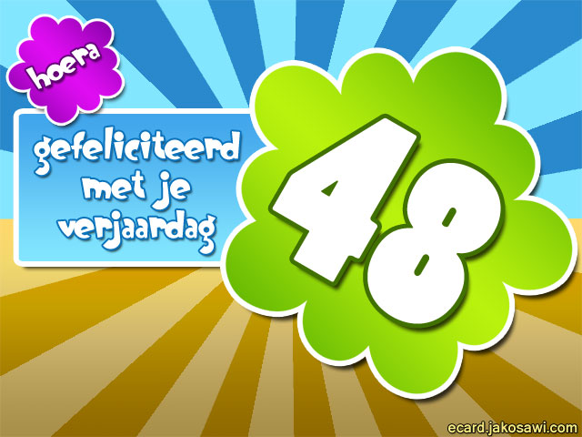 48 jaar poster