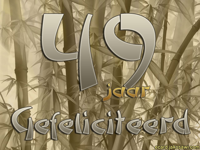 49 jaar bamboo