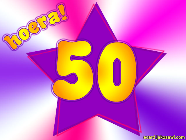 50 jaar ster