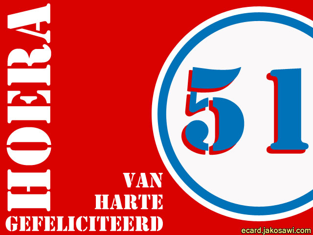 51 jaar roodwit