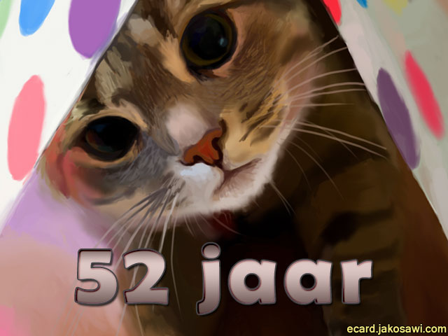 52 jaar kat