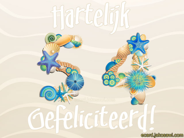 54 jaar schelpen