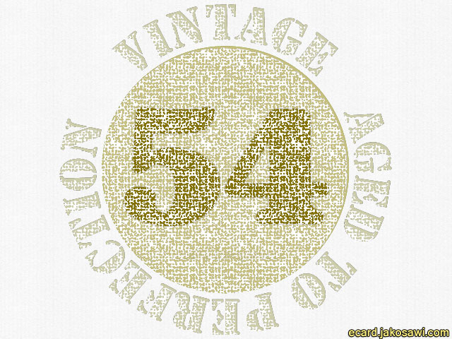 54 year aged vintage