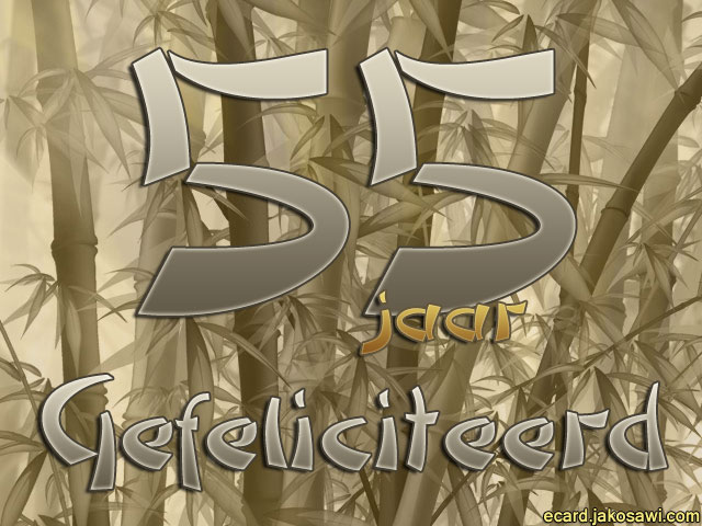 55 jaar bamboo
