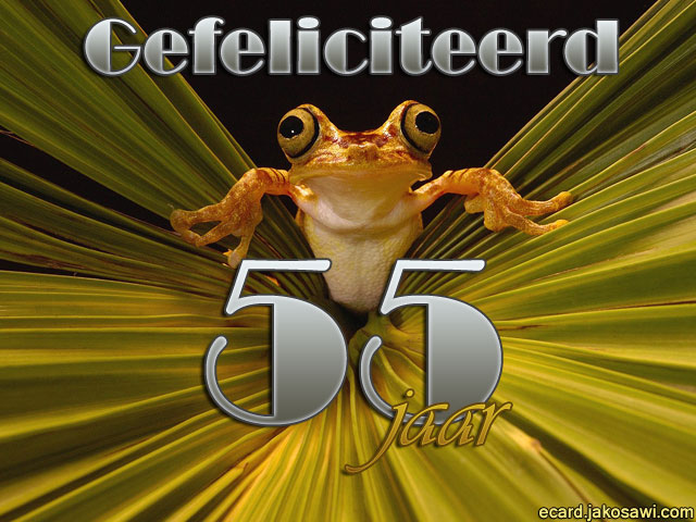 55 jaar kikker