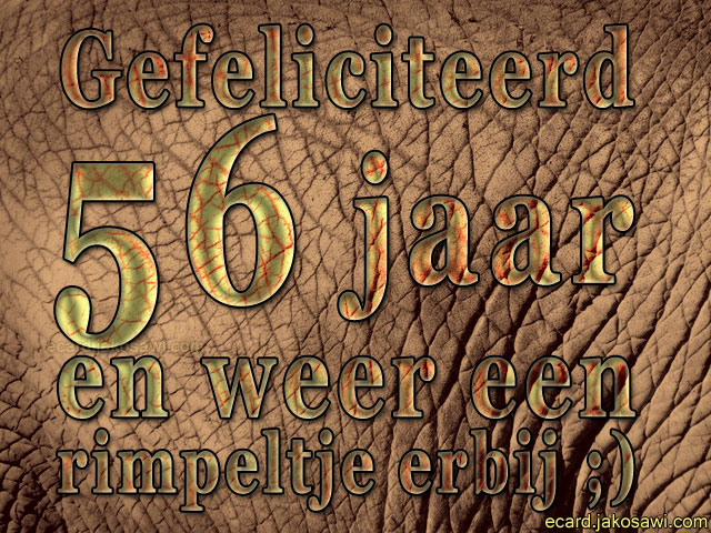 56 jaar rimpel 1401
