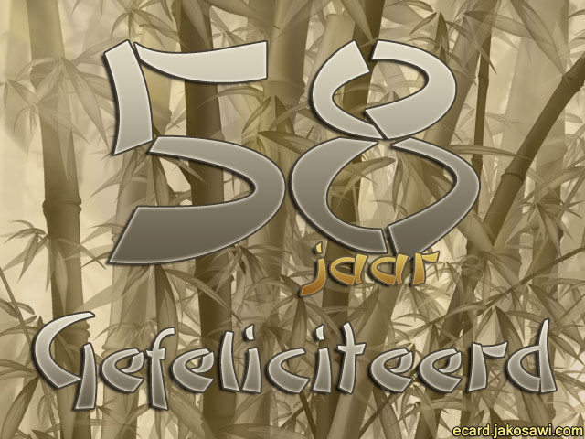 58 jaar bamboo
