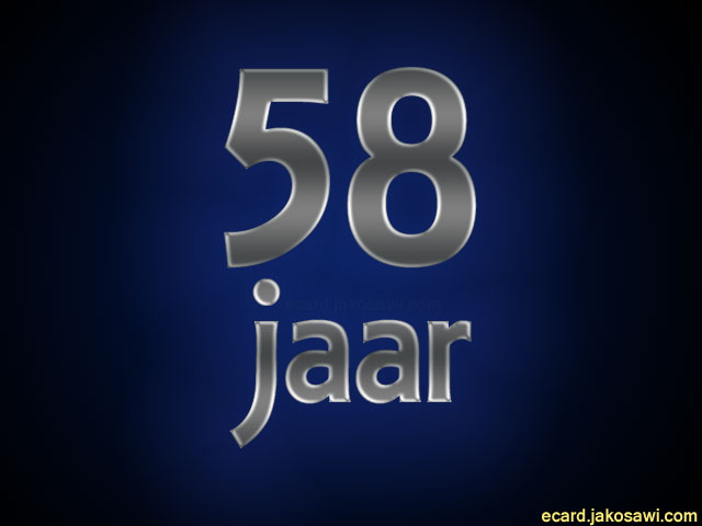 58 jaar blgr