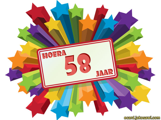 58 jaar sterren