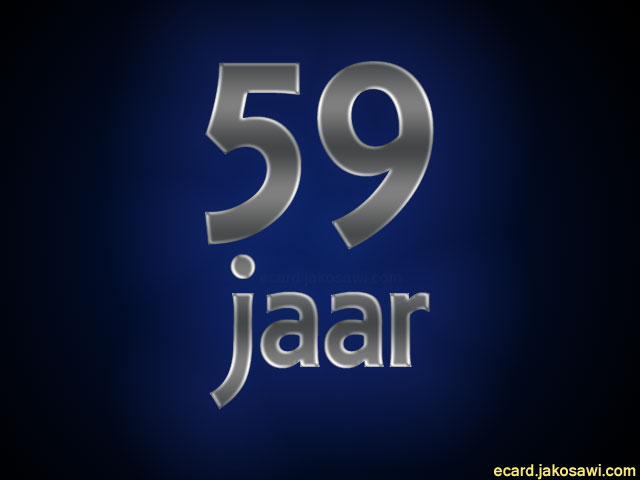 59 jaar blgr