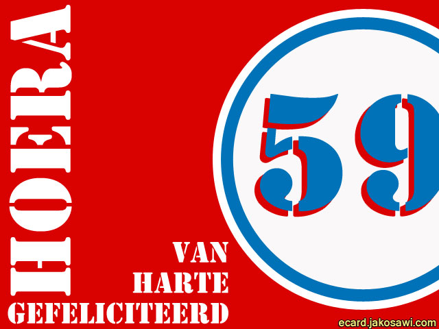 59 jaar roodwit