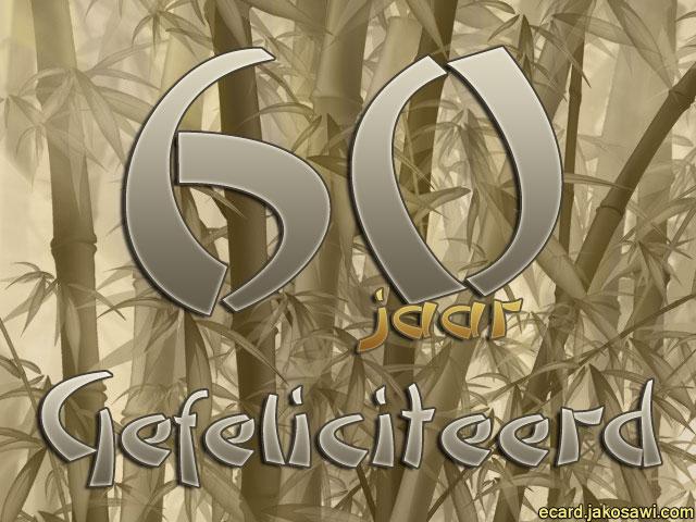 60 jaar bamboo