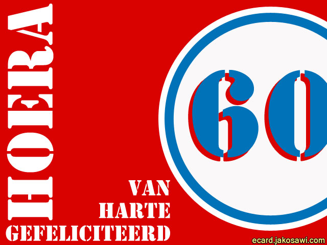 60 jaar roodwit