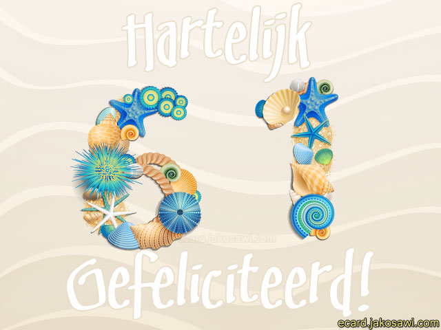 61 jaar schelpen