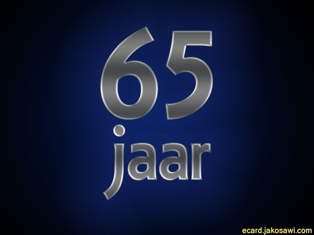 65 jaar blgr