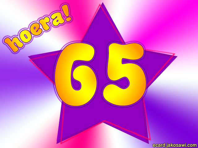65 jaar ster