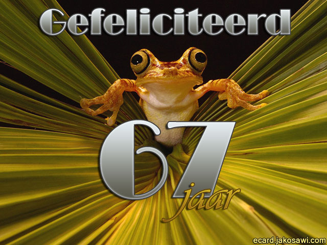 67 jaar kikker