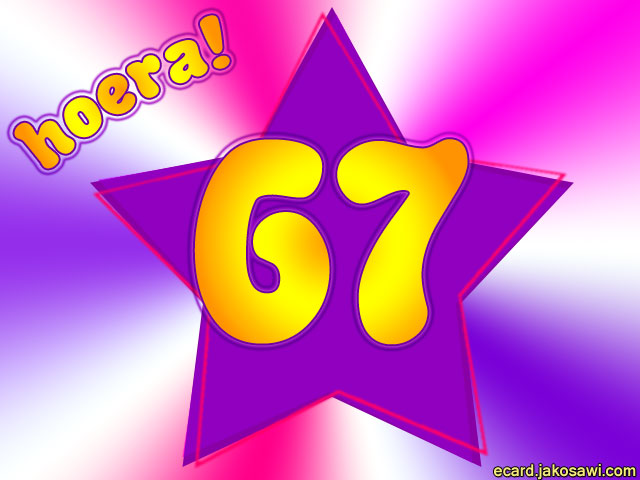 67 jaar ster