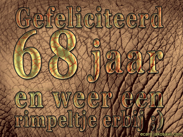 68 jaar rimpel 1401