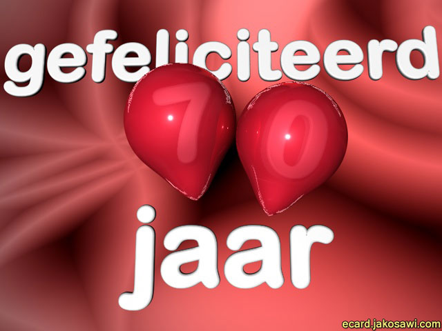 70 jaar ballon3d