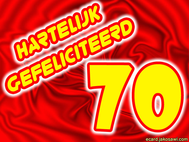 70 jaar gr