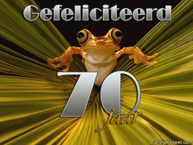 70 jaar kikker