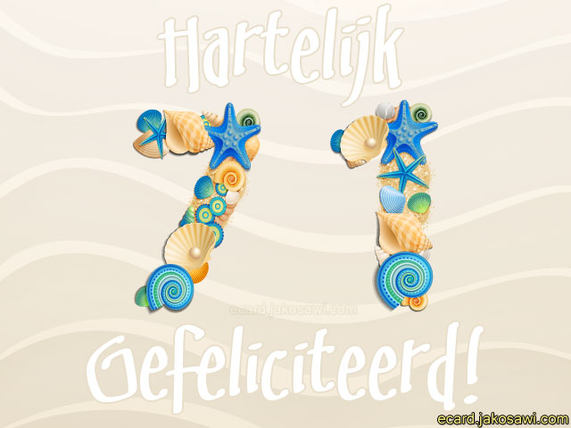 71 jaar schelpen