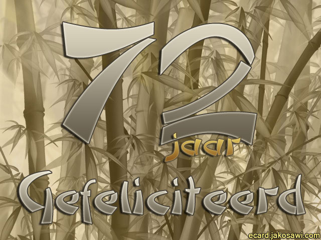 72 jaar bamboo