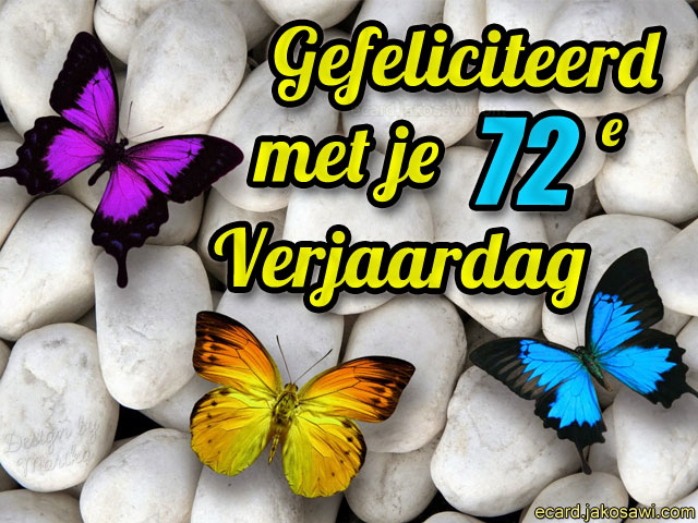 72 jaar vlinders
