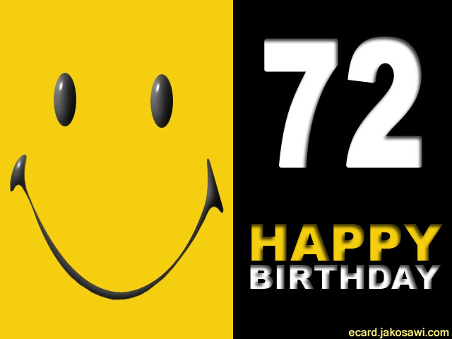 72 year smiley