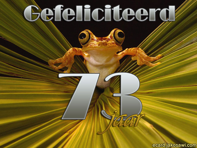 73 jaar kikker