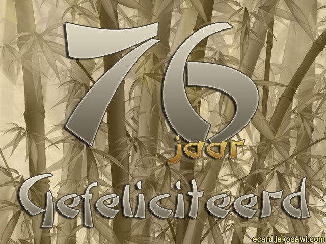 76 jaar bamboo