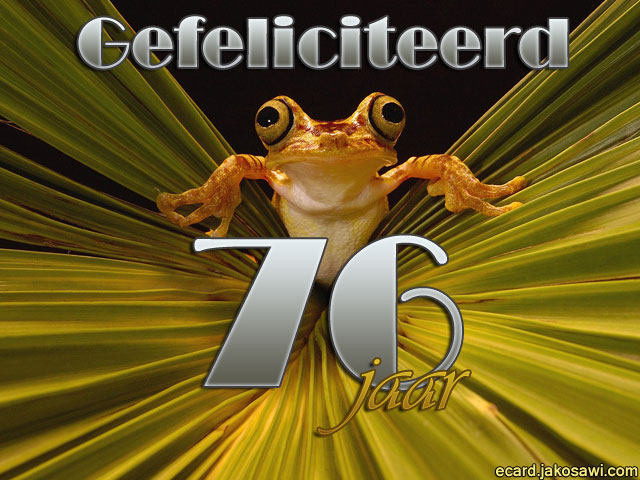 76 jaar kikker