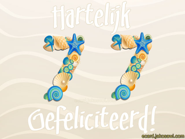 77 jaar schelpen
