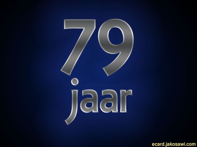 79 jaar blgr