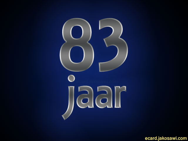 83 jaar blgr