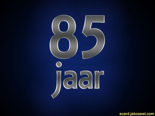 85 jaar blgr
