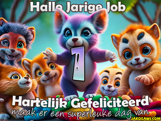 01 jaar grappige beertjes job