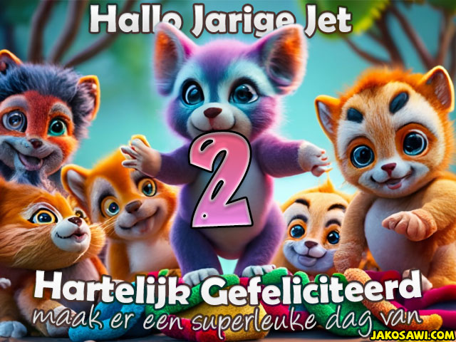 02 jaar grappige beertjes jet