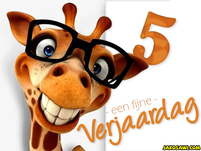 05 jaar fijne verjaardag 2201