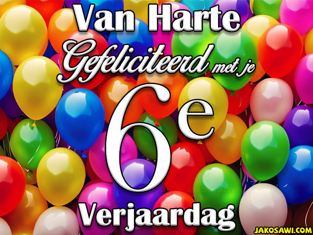 06 jaar veel ballonnen