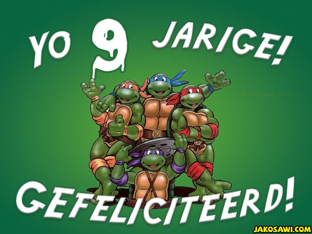 09 jaar tmnt turtles
