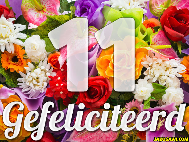 11 jaar boeket