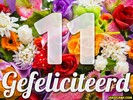 11 jaar boeket