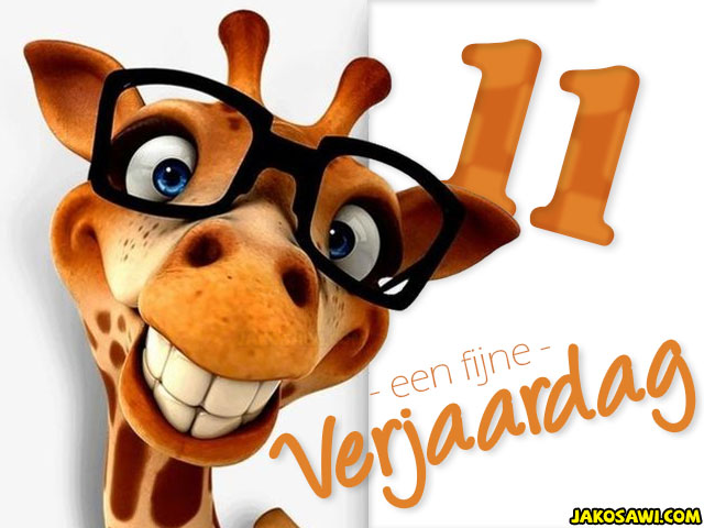 11 jaar fijne verjaardag 2201